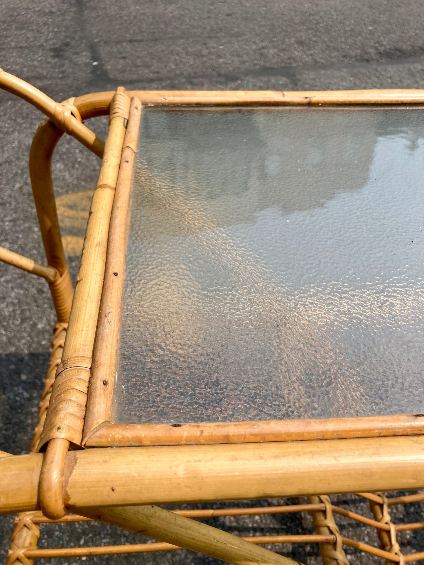 Danish Bamboo Drinks Trolley