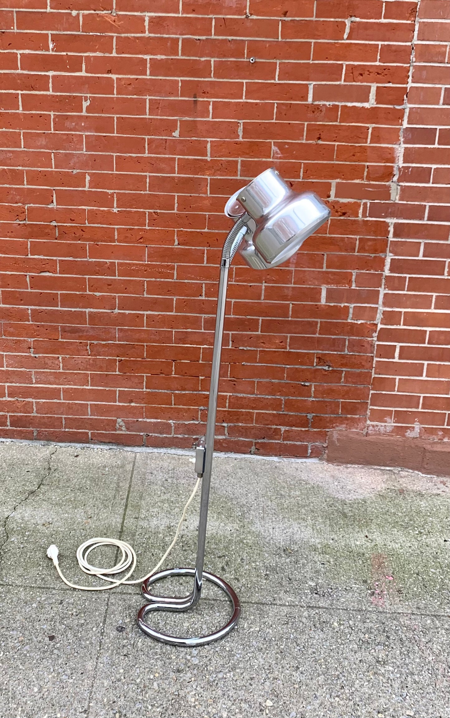 Bumling Floor Lamp in Chrome by Anders Pehrson for Ateljé Lyktan, Sweden, 1968
