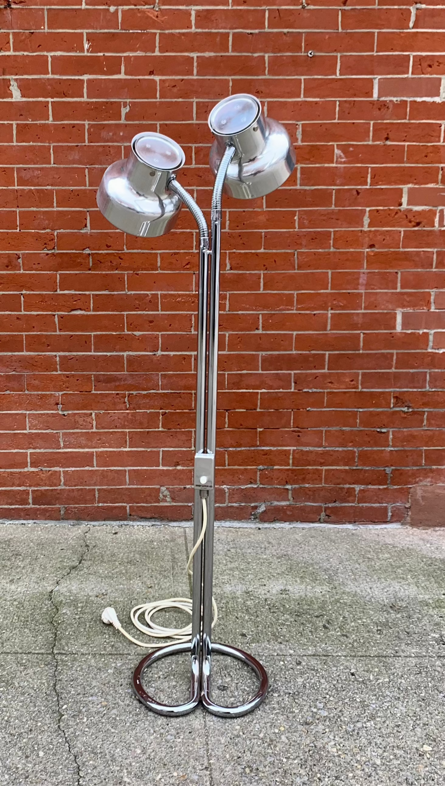 Bumling Floor Lamp in Chrome by Anders Pehrson for Ateljé Lyktan, Sweden, 1968
