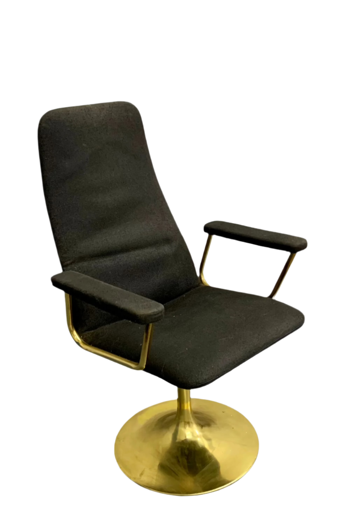 1960s Borge Johanson Black & Gold Viggen Dining Chairs