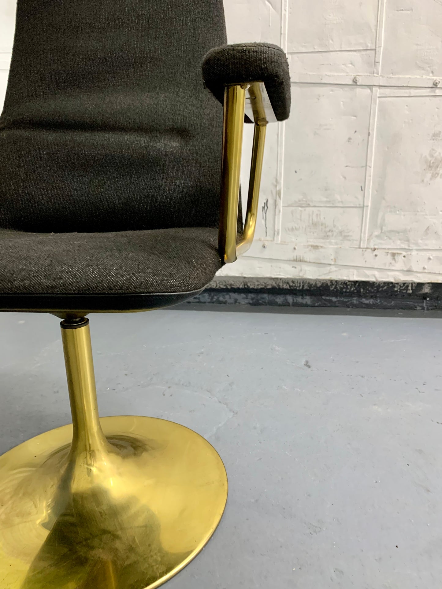 1960s Borge Johanson Black & Gold Viggen Dining Chairs