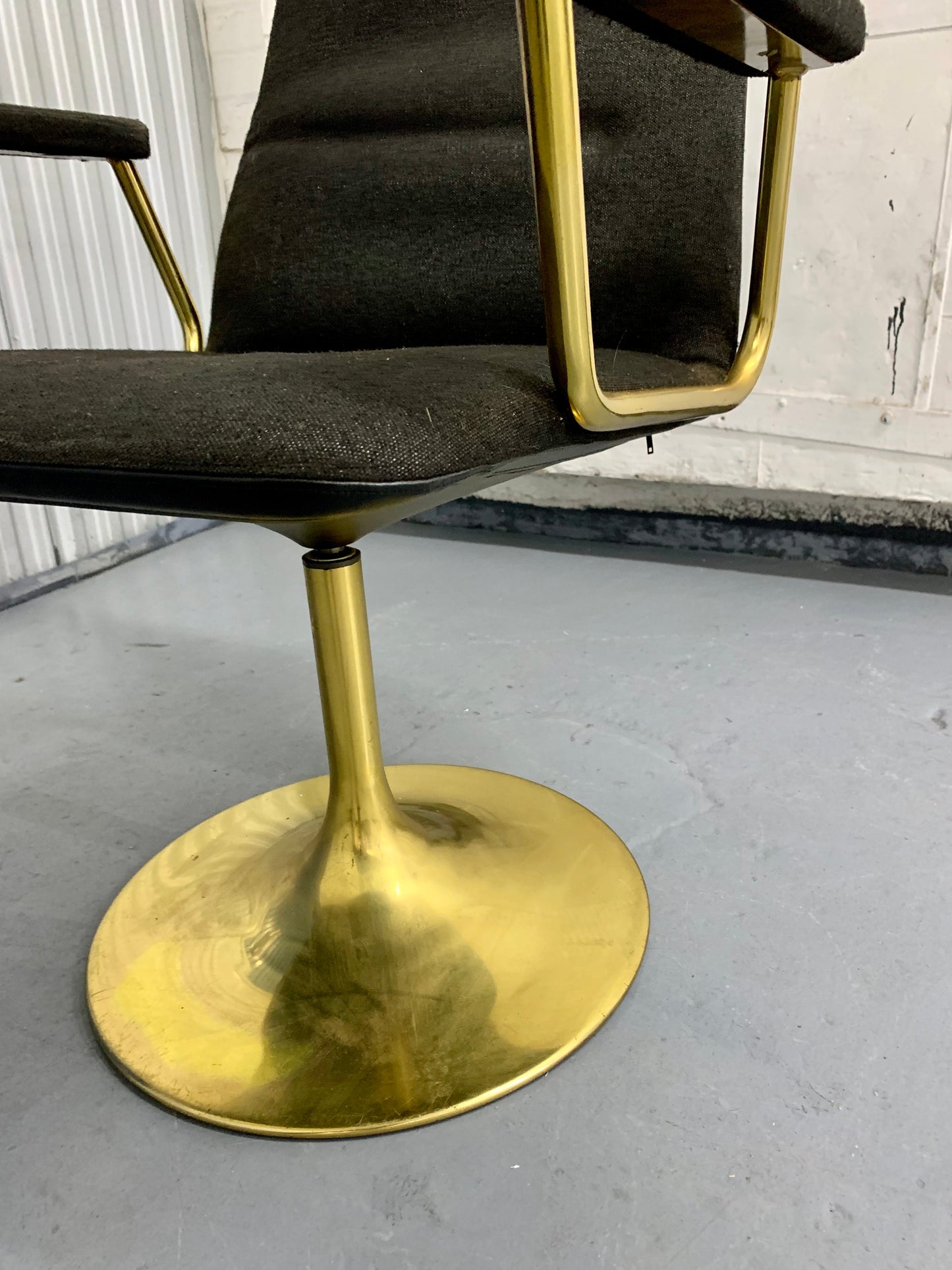 1960s Borge Johanson Black & Gold Viggen Dining Chairs