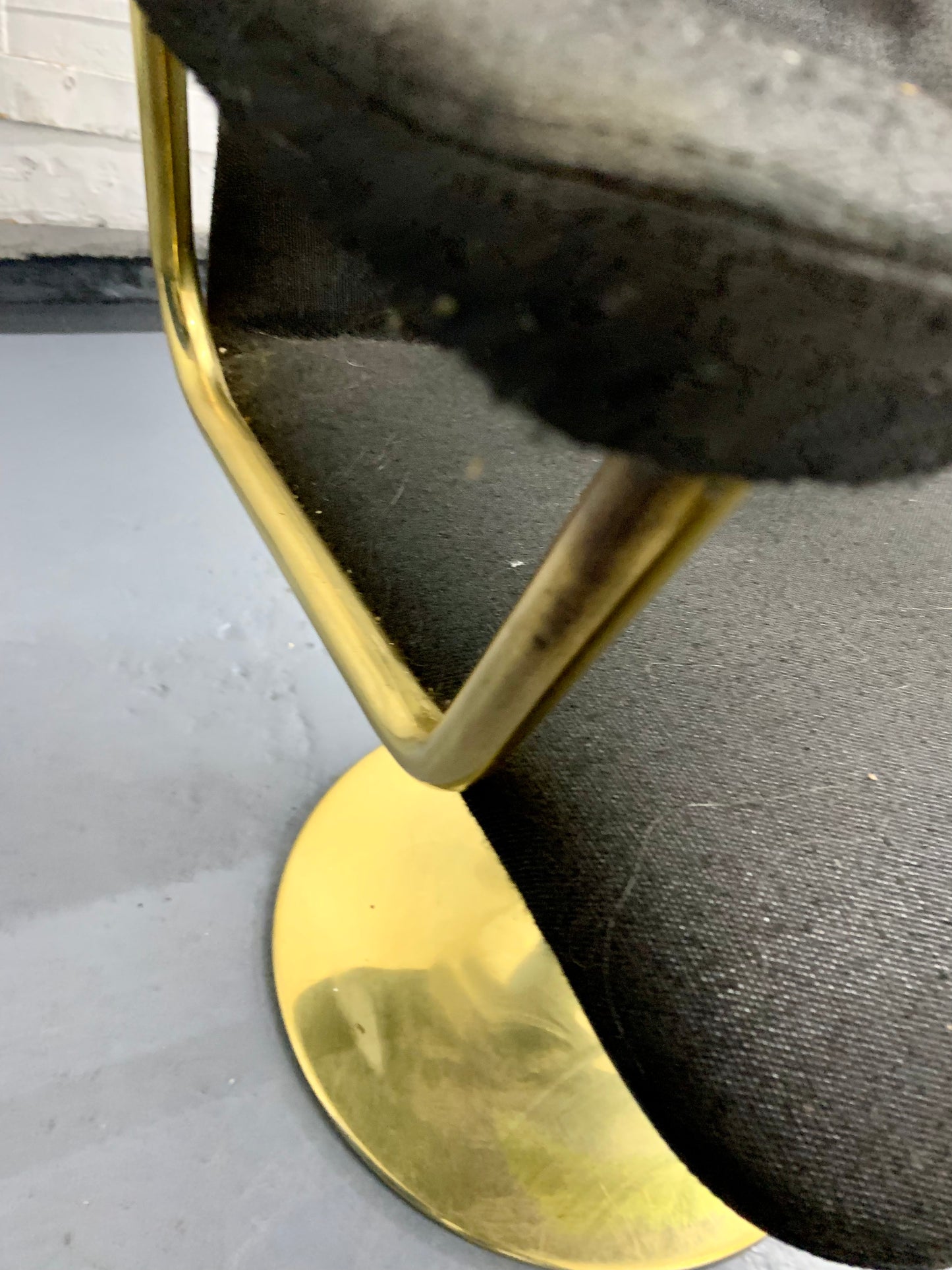 1960s Borge Johanson Black & Gold Viggen Dining Chairs