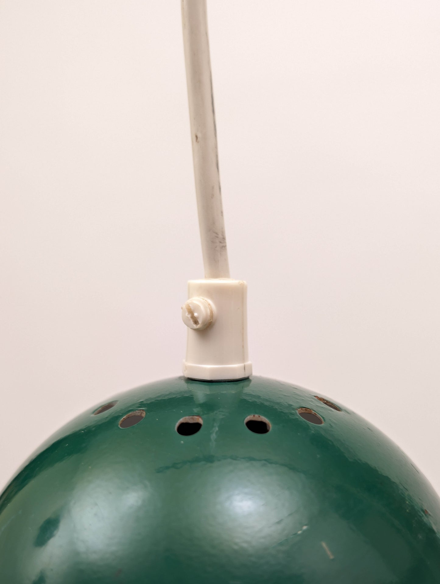 1960 Herda Dutch Design Eyeball Hanging Green Lamp