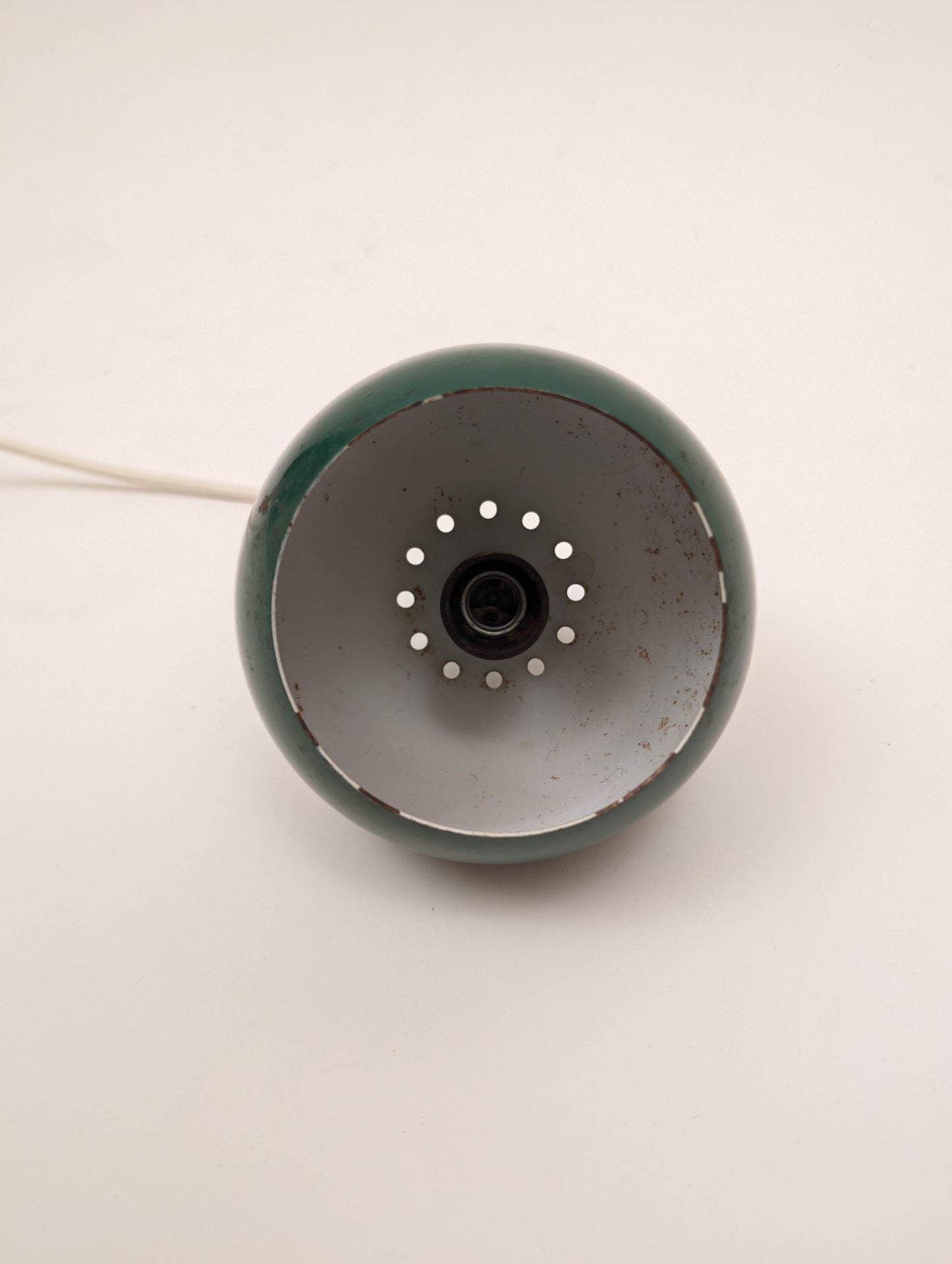 1960 Herda Dutch Design Eyeball Hanging Green Lamp
