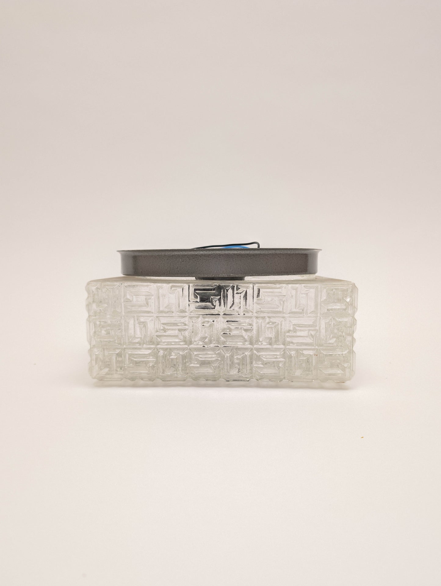 Square Flush Mount by Osvetlovaci Sklo Valaske Mezrici, 1960s