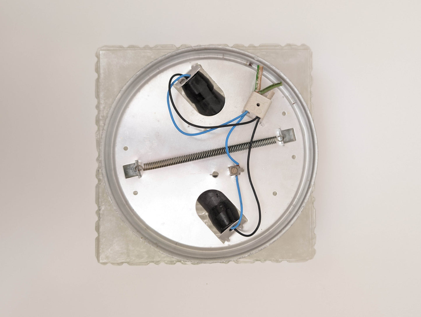 Square Flush Mount by Osvetlovaci Sklo Valaske Mezrici, 1960s