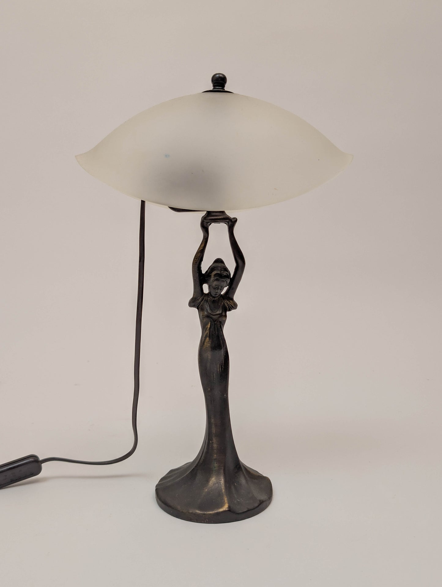 1930s Danish Art Deco Lamp of Lady