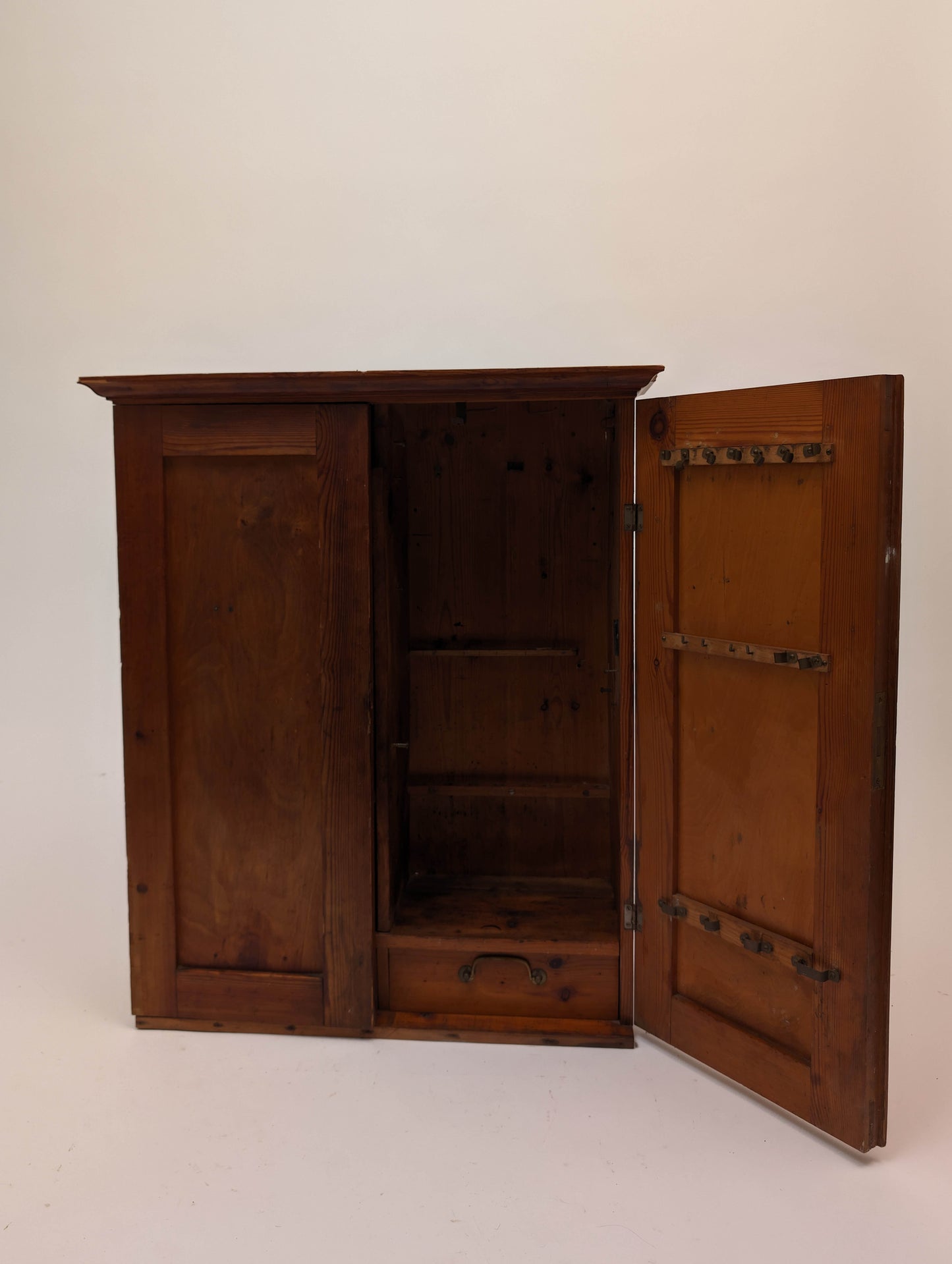 Antique Danish Wall Mounted Cabinet, 1900s