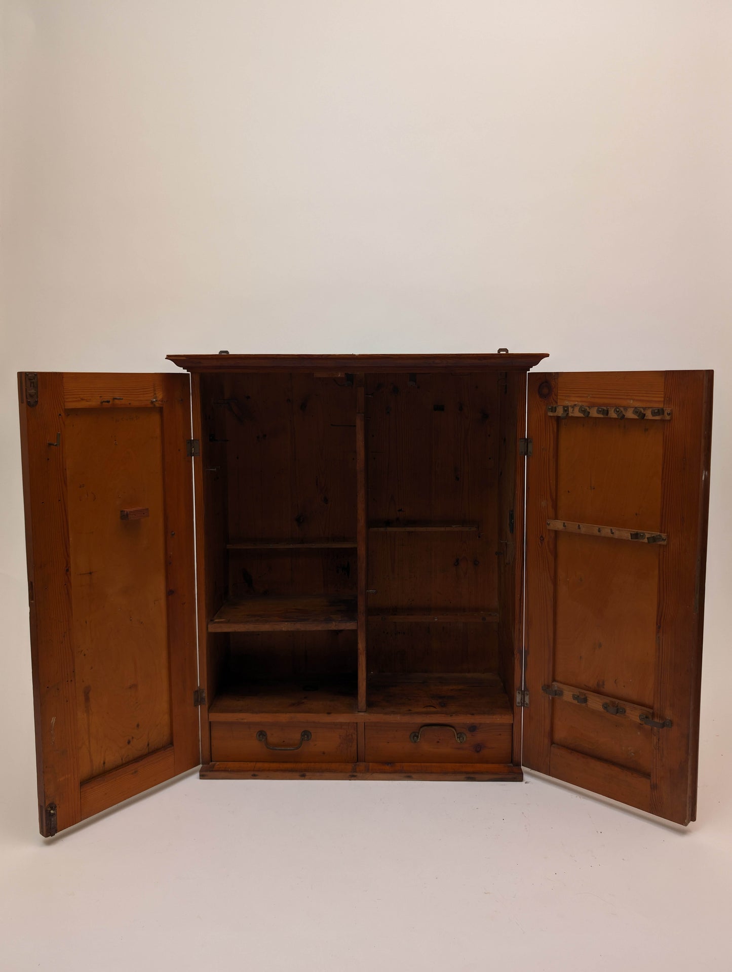 Antique Danish Wall Mounted Cabinet, 1900s