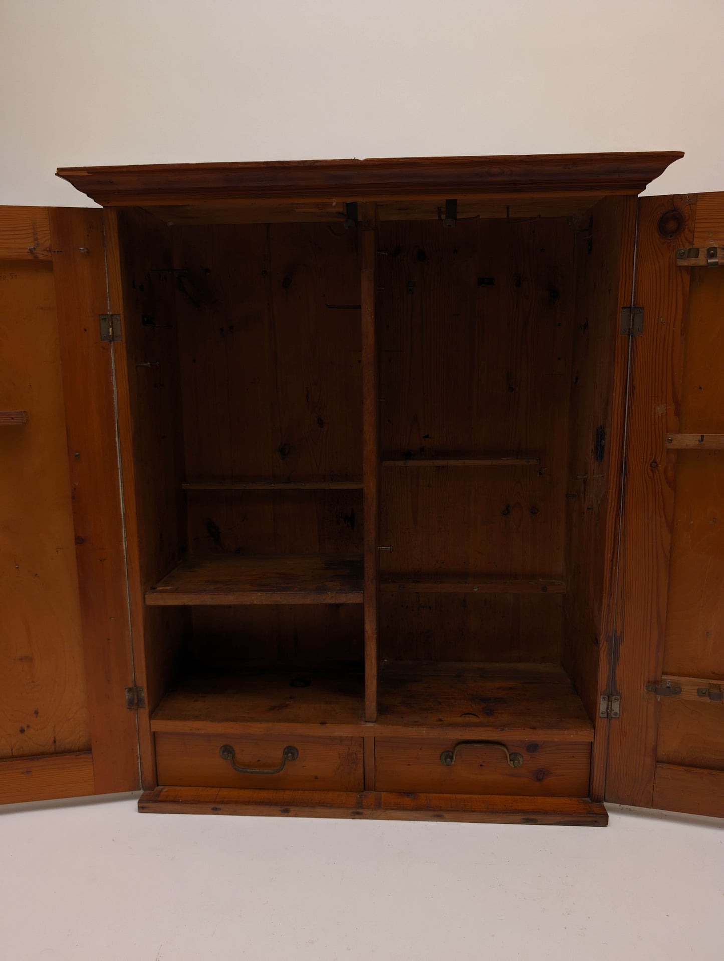 Antique Danish Wall Mounted Cabinet, 1900s