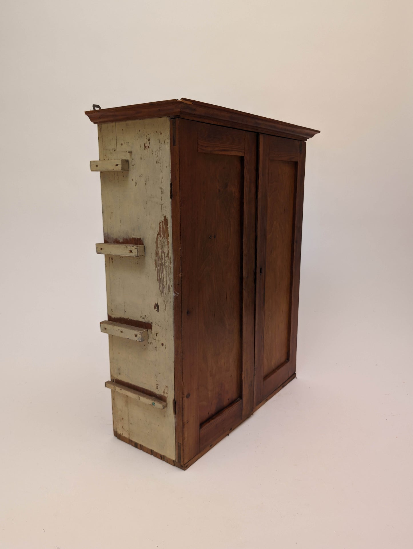 Antique Danish Wall Mounted Cabinet, 1900s