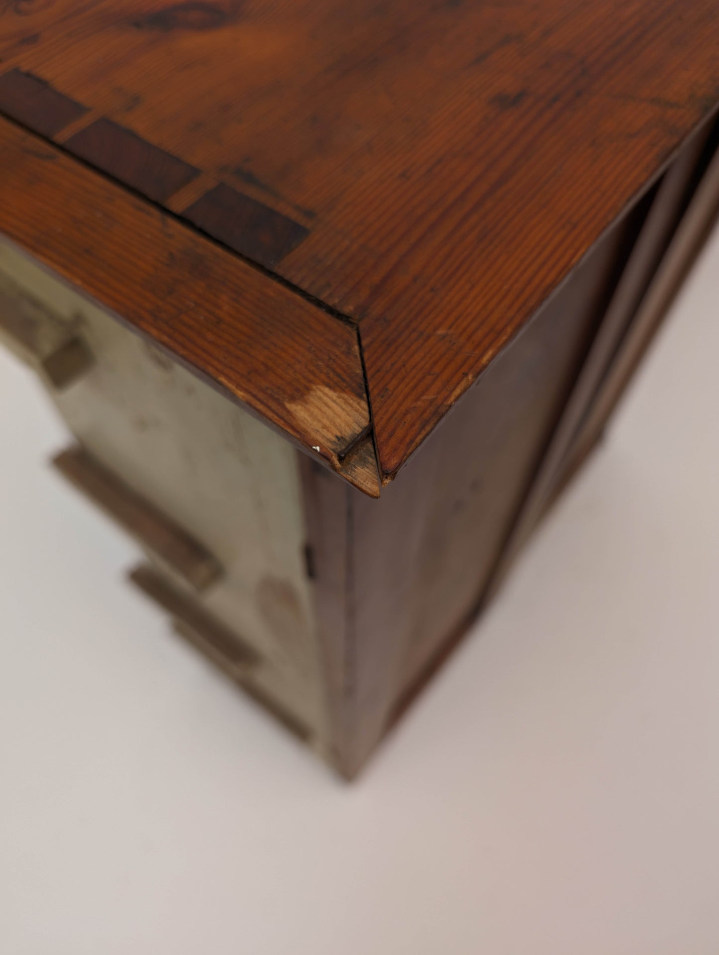 Antique Danish Wall Mounted Cabinet, 1900s