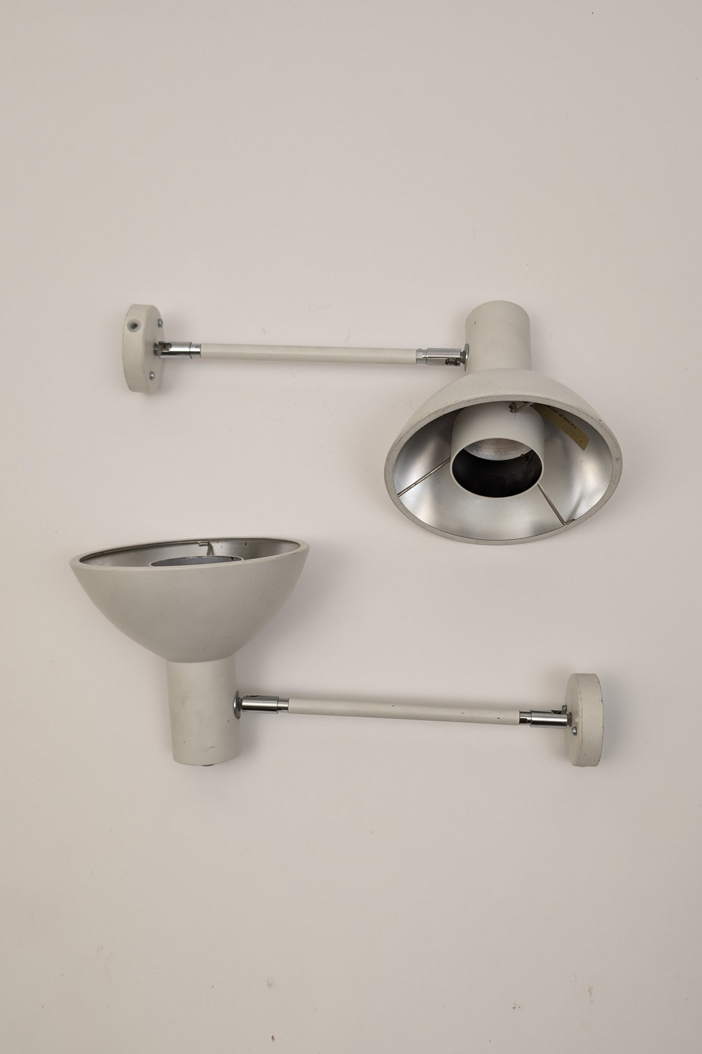 A Pair of 1960s Funnel Wall Lamps From Abc Lys