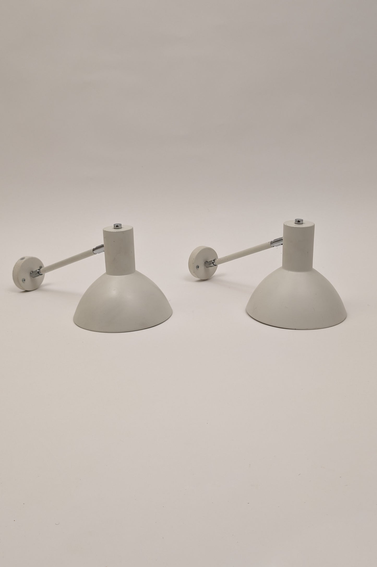 A Pair of 1960s Funnel Wall Lamps From Abc Lys