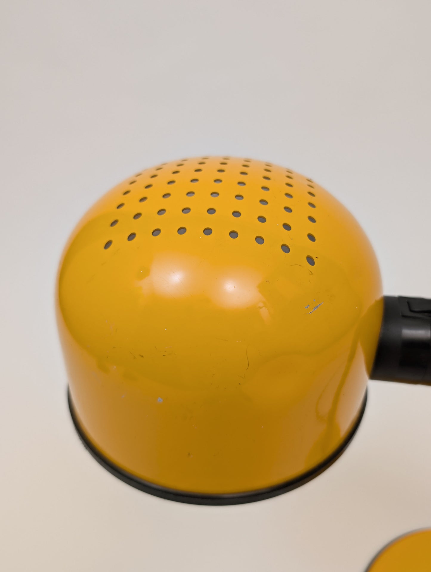 Vintage 1970s Space Age Lamp Bofa/Alda Swedish Space Age Design in Yellow Desk Lamp