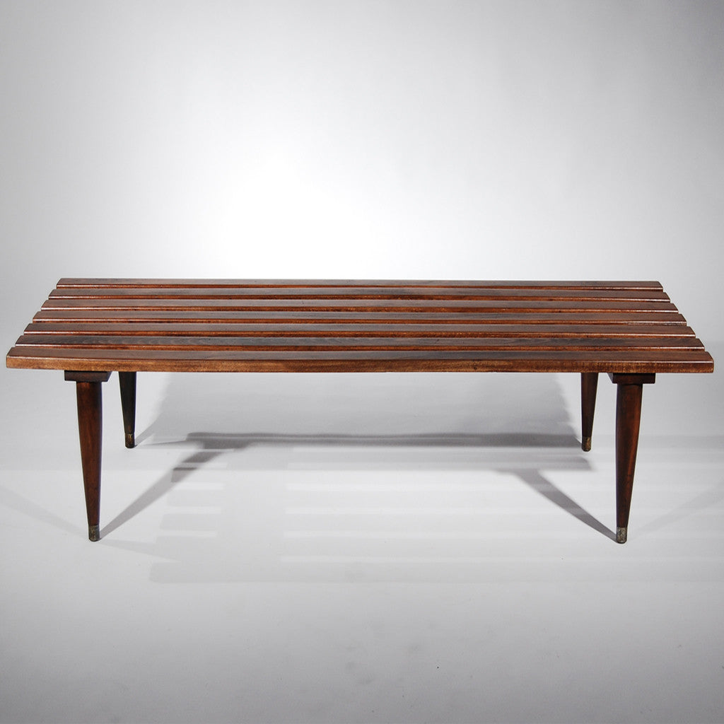 Slated Short Bench