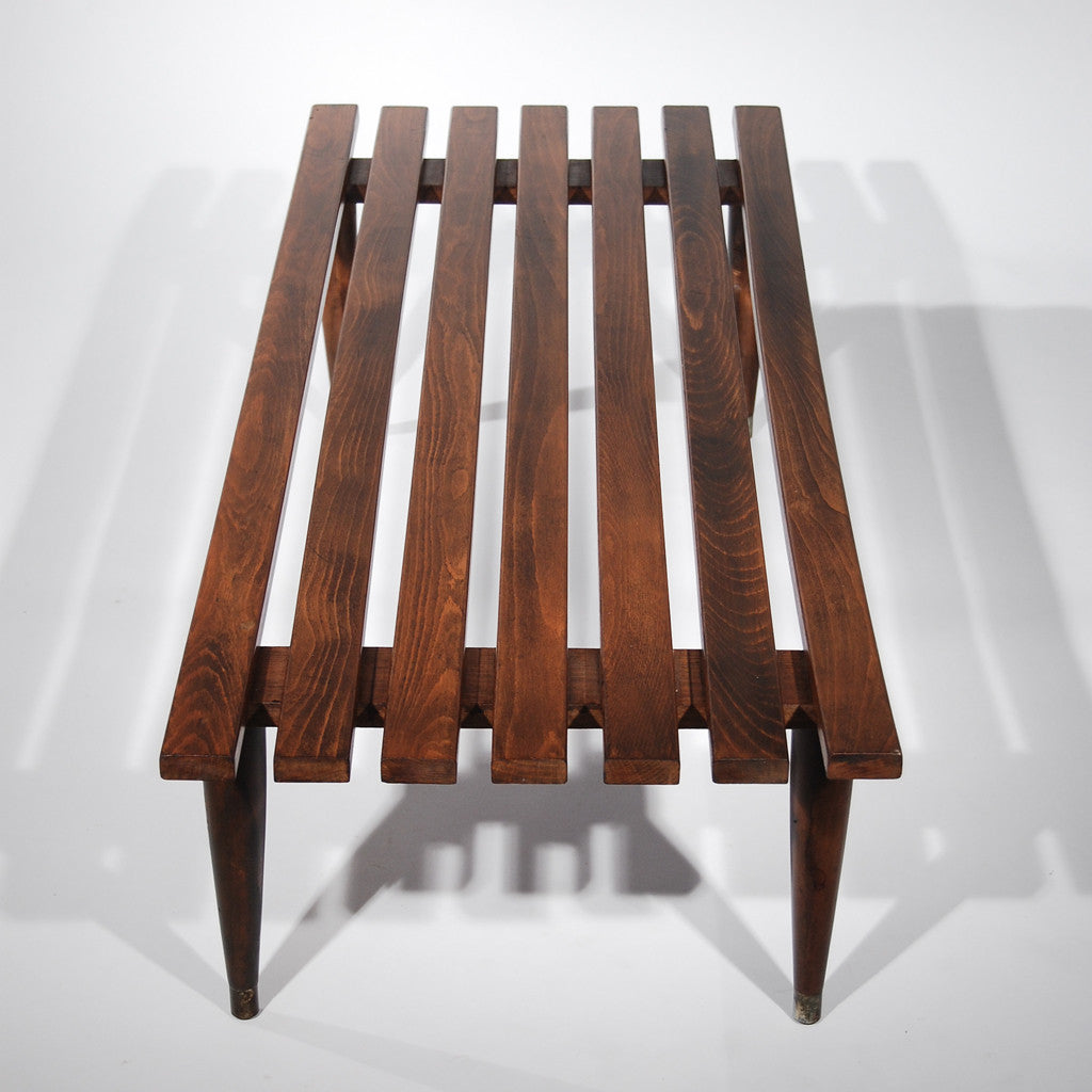 Slated Short Bench