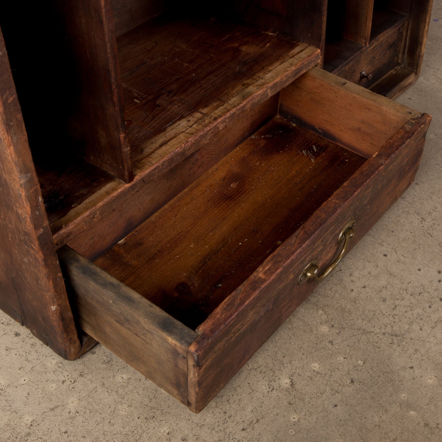 Early 19th Century Rustic Farm House Pine Cabinet