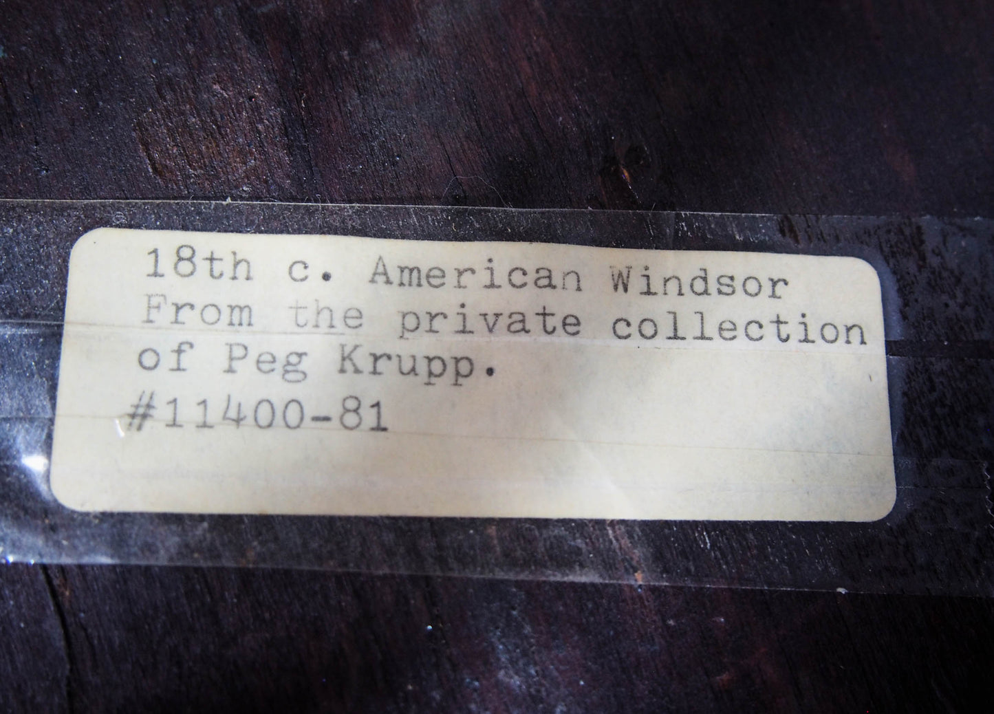 18th Century American Windsor Arm Chair