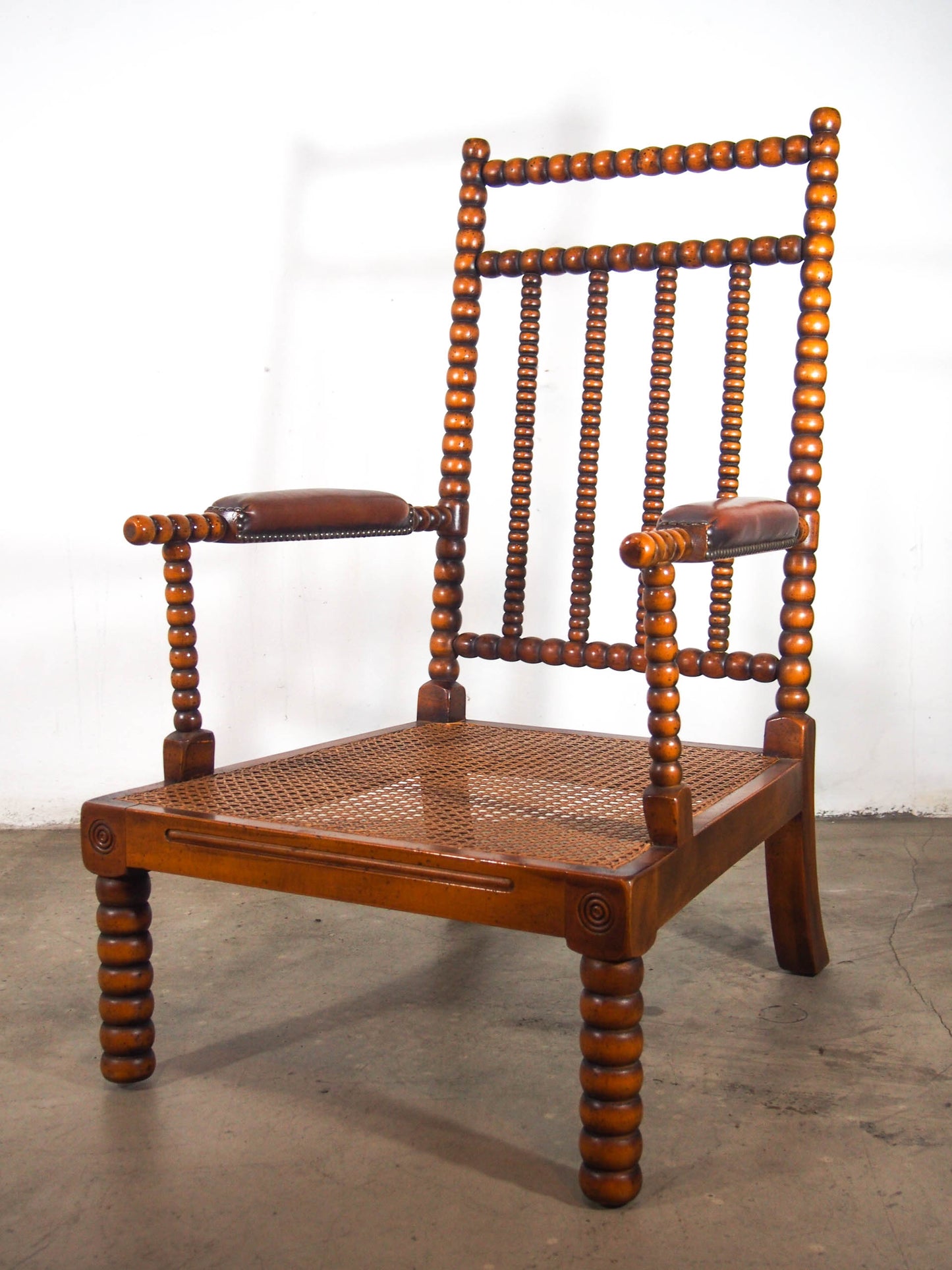 Spanish Valenti Wood Twist Style Arm Chair