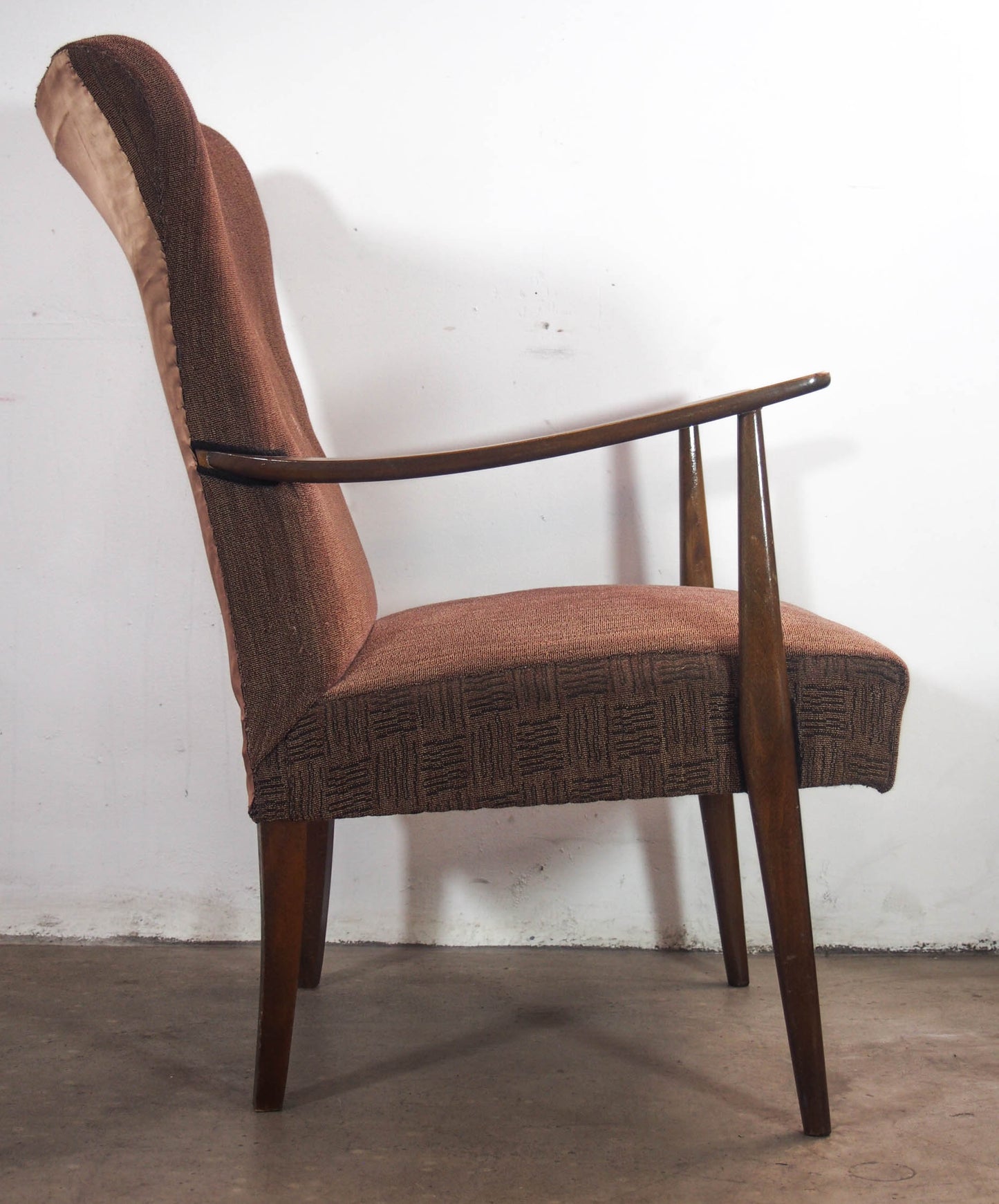 Mid Century Tallback Office Armchair