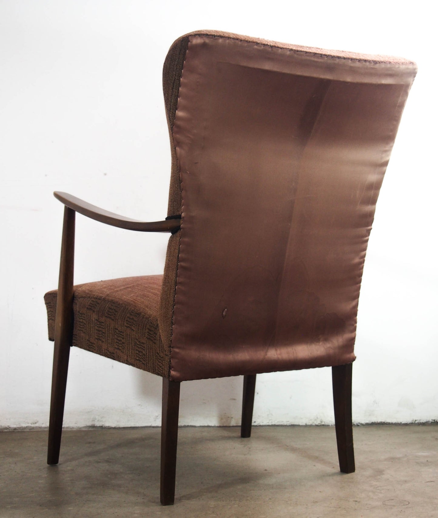 Mid Century Tallback Office Armchair