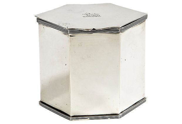 Elegant Tea Holder Tin