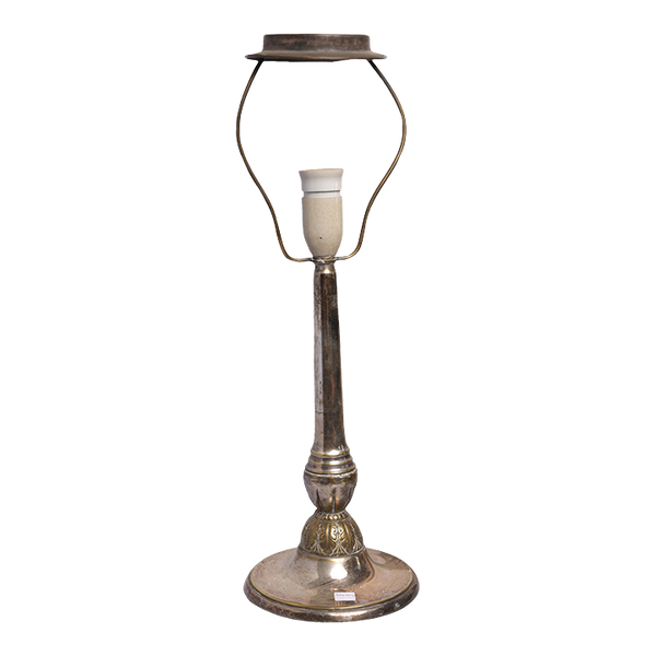 1930s Danish Art Deco Table Lamp in Disco Metal