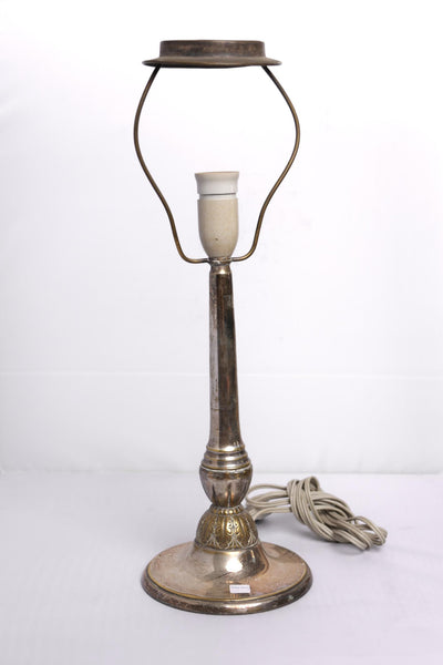 1930s Danish Art Deco Table Lamp in Disco Metal