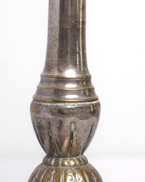 1930s Danish Art Deco Table Lamp in Disco Metal