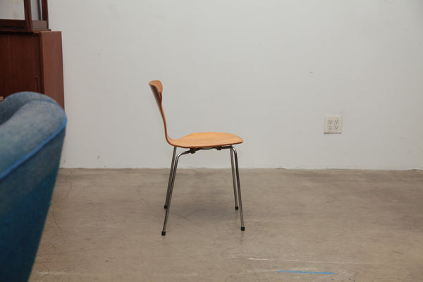 1950s Mosquito Munkegård Dining Chairs by Arne Jacobsen, Denmark - Set of 3