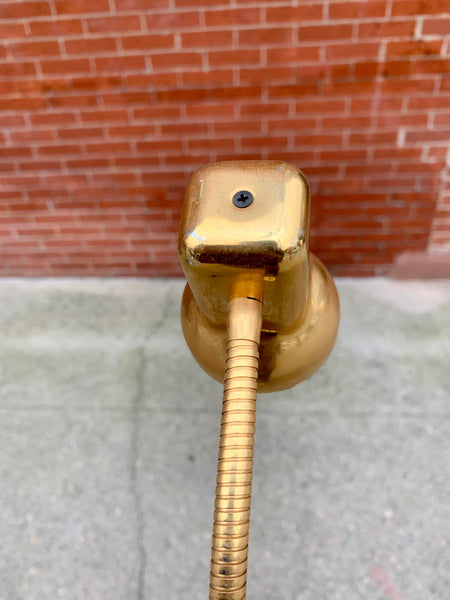 1970's Brass Floor Lamp by Vrieland Design