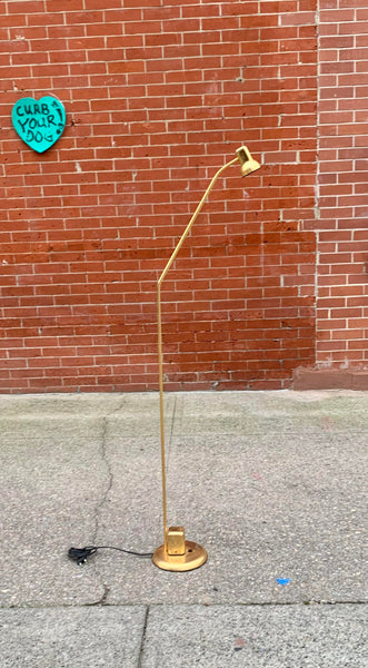 1970's Brass Floor Lamp by Vrieland Design