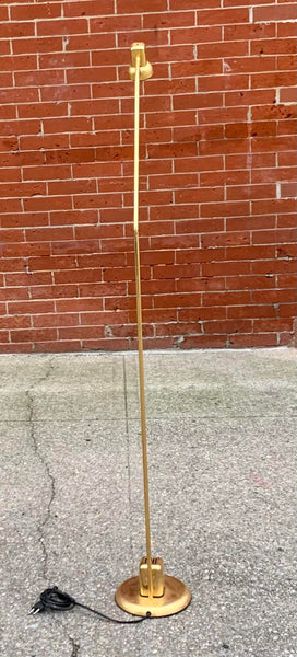 1970's Brass Floor Lamp by Vrieland Design