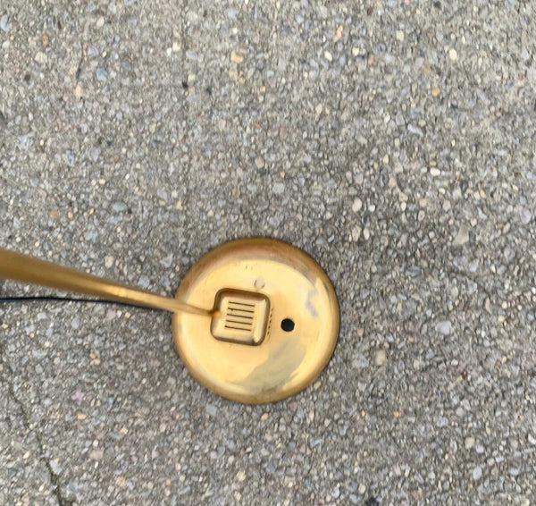 1970's Brass Floor Lamp by Vrieland Design