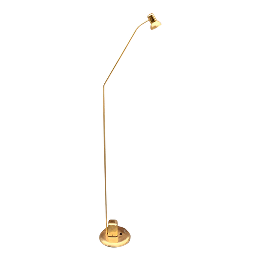 1970's Brass Floor Lamp by Vrieland Design