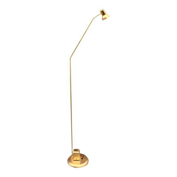 1970's Brass Floor Lamp by Vrieland Design