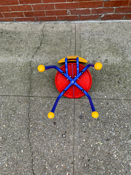 1980s Ikea Memphis Style Puzzle Chairs - Set of 2
