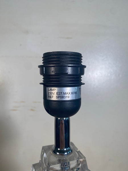 1980s Postmodern Stacked Lucite Table Lamp