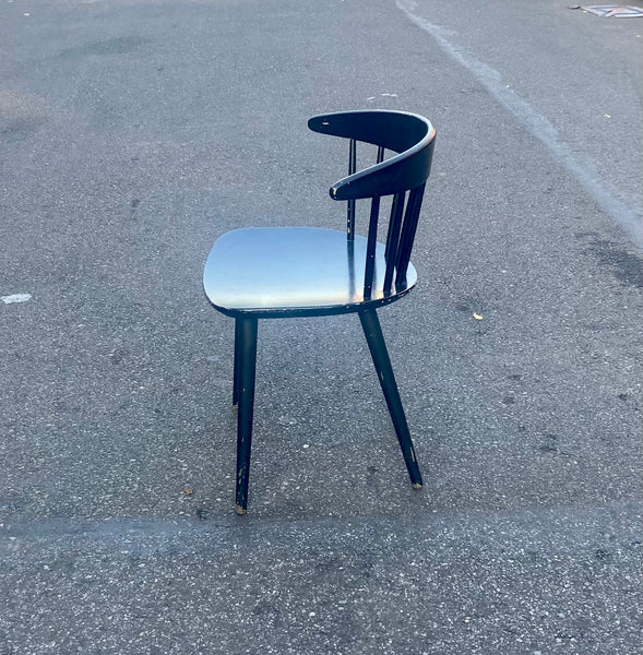 1960s J104 Black Chairs Designed by Jørgen Bækmark- a Pair