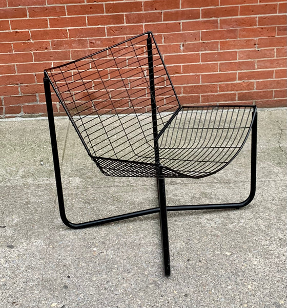 Vintage Ikea Järpen Lounge Chair & Side Table by Niels Gammelgaard