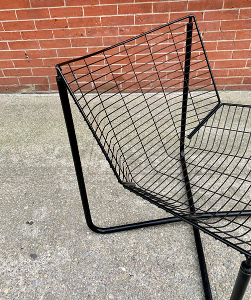 Vintage Ikea Järpen Lounge Chair & Side Table by Niels Gammelgaard