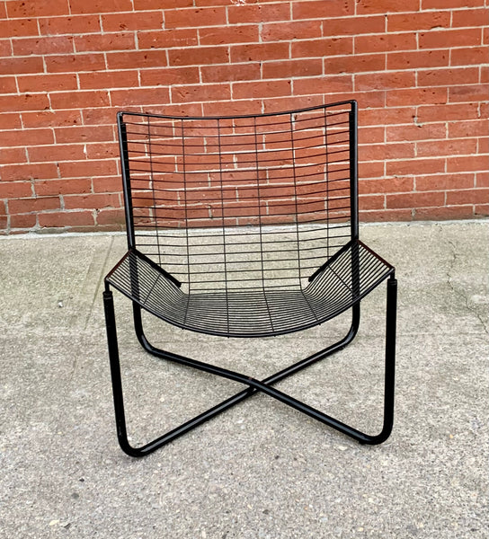Vintage Ikea Järpen Lounge Chair & Side Table by Niels Gammelgaard