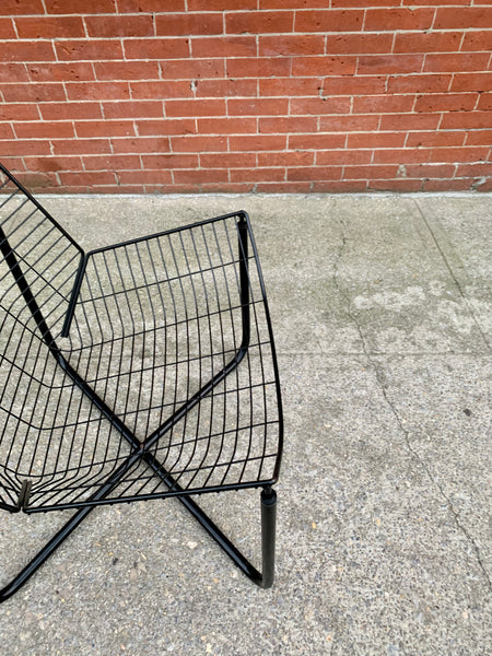 Vintage Ikea Järpen Lounge Chair & Side Table by Niels Gammelgaard