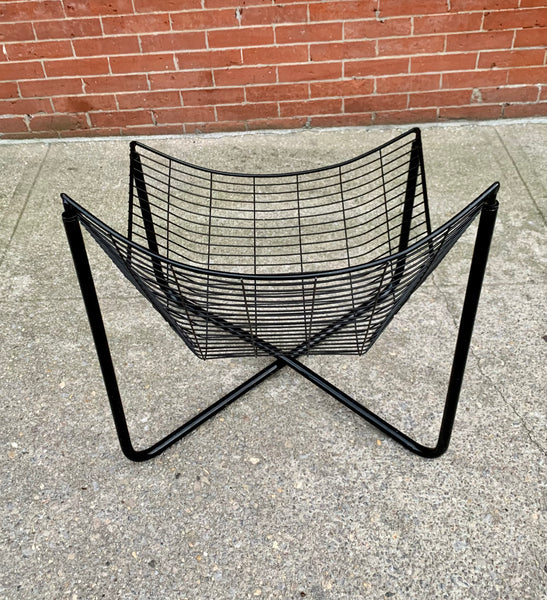 Vintage Ikea Järpen Lounge Chair & Side Table by Niels Gammelgaard