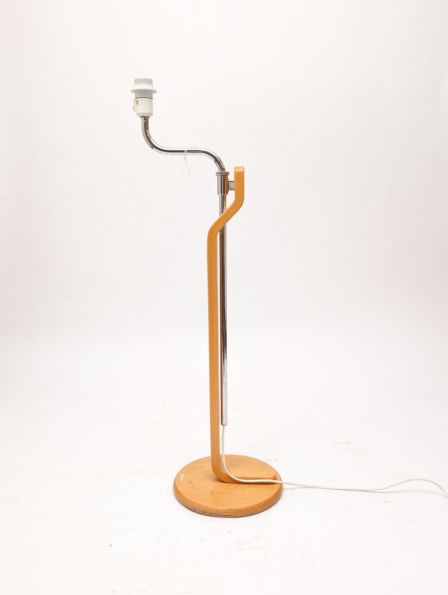 1980s Bentwood Beech Grevie Floor Lamp by Lars Bessfelt for Atelje Lyktan Sweden