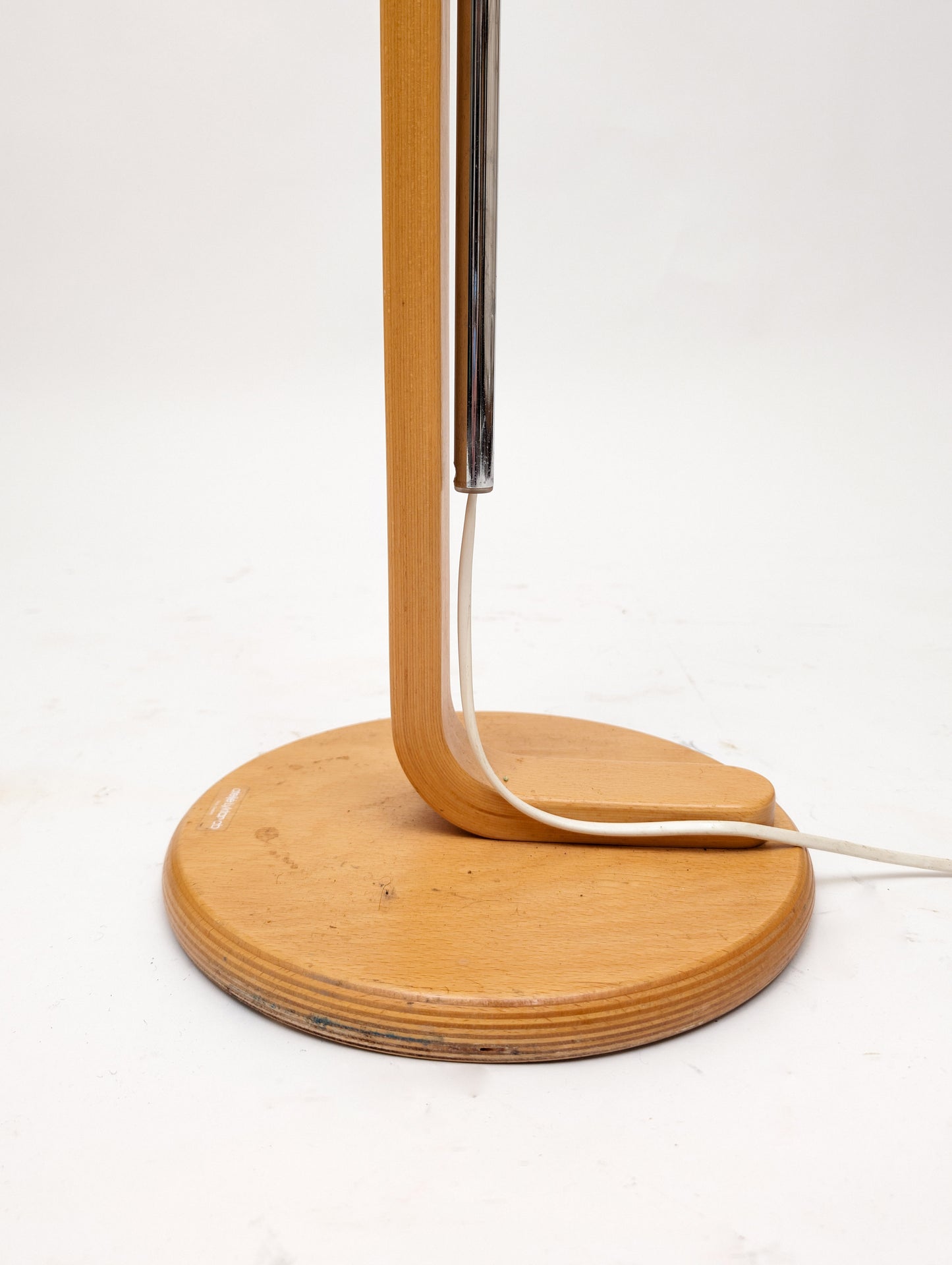 1980s Bentwood Beech Grevie Floor Lamp by Lars Bessfelt for Atelje Lyktan Sweden