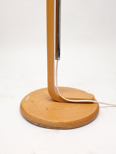 1980s Bentwood Beech Grevie Floor Lamp by Lars Bessfelt for Atelje Lyktan Sweden
