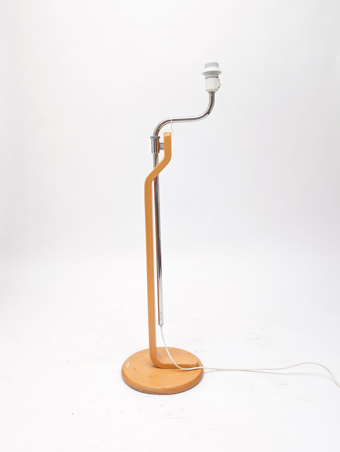 1980s Bentwood Beech Grevie Floor Lamp by Lars Bessfelt for Atelje Lyktan Sweden